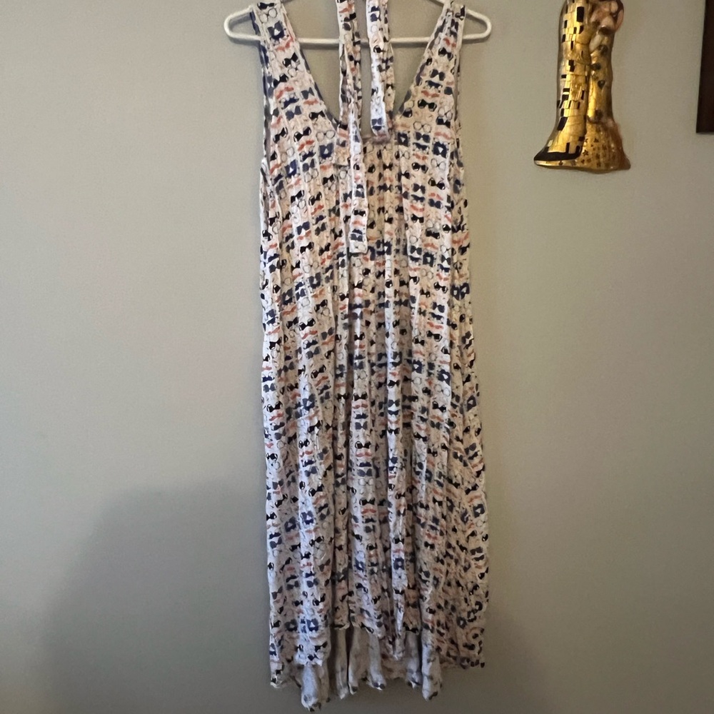 Latched Mama Nursing Romper in Cream and Navy Sunglasses print free size 6-18